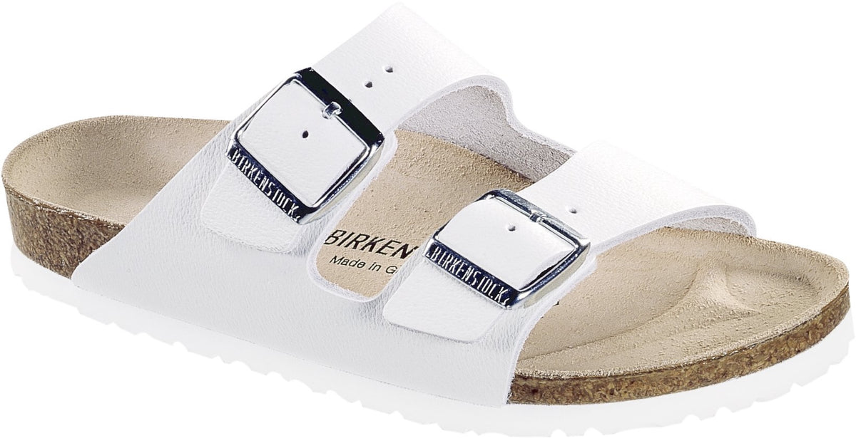 Birkenstock white leather sandals online