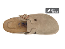 Load image into Gallery viewer, Boston Taupe Suede with Soft Footbed