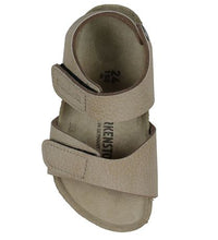 Load image into Gallery viewer, BIRKENSTOCK Kids Palu Desert Soil Taupe/Yellow BF Sandal
