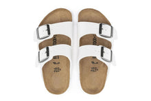 Load image into Gallery viewer, BIRKENSTOCK Kids Arizona BF White Slides