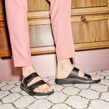 Load image into Gallery viewer, ECCO 2nd Cozmo Black Mens Leather Sandal