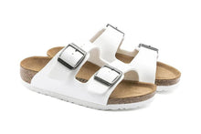 Load image into Gallery viewer, BIRKENSTOCK Kids Arizona BF White Slides