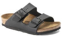 Load image into Gallery viewer, BIRKENSTOCK KIDS ARIZONA BLACK BF SLIDES SOUL 2 SOLE SHOES
