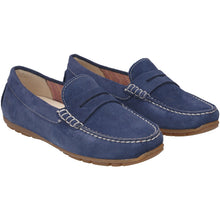 Load image into Gallery viewer, SIOUX Carmona Indigo Suede Moccasin
