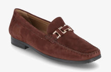 Load image into Gallery viewer, SIOUX Cambria Brown Suede Chain Moccasin