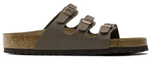Load image into Gallery viewer, BIRKENSTOCK FLORIDA BF SOFTBED MOCCA SLIDES