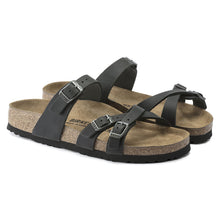 Load image into Gallery viewer, BIRKENSTOCK Franca Black Oiled Leather Sandal