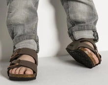 Load image into Gallery viewer, Birkenstock Kids Arizona BF Mocca Slides