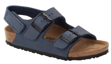 Load image into Gallery viewer, Birkenstock Milano Kids Navy BF Sandal