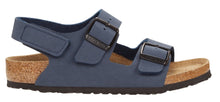 Load image into Gallery viewer, Birkenstock Milano Kids Navy BF Sandal