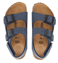 Load image into Gallery viewer, Birkenstock Milano Kids Navy BF Sandal