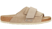 Load image into Gallery viewer, Birkenstock Kyoto Taupe Suede/Nubuck Leather Slides