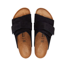 Load image into Gallery viewer, BIRKENSTOCK Kyoto Black Suede/Nubuck Leather Slide