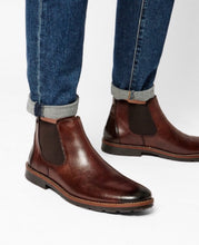 Load image into Gallery viewer, Rieker Mens Leather Chelsea Pull on boot