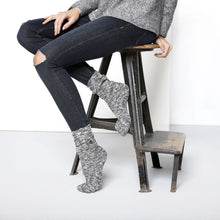 Load image into Gallery viewer, BIRKENSTOCK Socks Cotton Slub Black/Grey