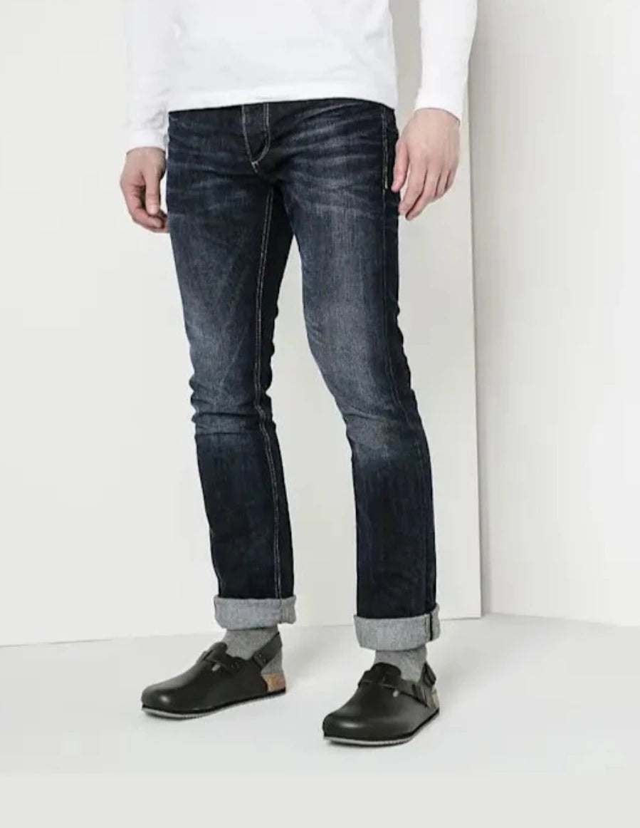 BIRKENSTOCK Tokio Supergrip Black Leather Clogs SOUL 2 SOLE SHOES Soul 2 Sole Shoes