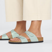 Load image into Gallery viewer, BIRKENSTOCK Sydney BF Graceful Surf Green Slide
