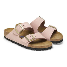 Load image into Gallery viewer, BIRKENSTOCK Arizona Soft Pink Softbed Nubuck Slides
