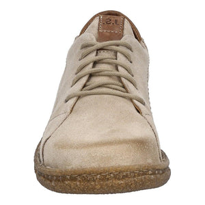 JOSEF SEIBEL Neele 67 Beige Suede Lace Up Walking Shoe