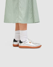 Load image into Gallery viewer, ECCO Soft 11 Silver Womens Leather Sneaker
