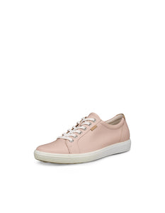 ECCO Soft 7 Rose Dust Ladies Leather Sneaker