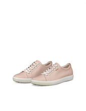 Load image into Gallery viewer, ECCO Soft 7 Rose Dust Ladies Leather Sneaker
