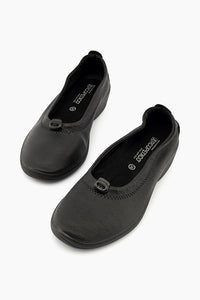 ARCOPEDICO Cabrera Black Ladies Ballet Flat