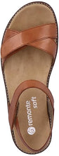 Load image into Gallery viewer, REMONTE by Rieker Eleanor Noccia Adjustable Ladies Leather Sandal (D2049)

