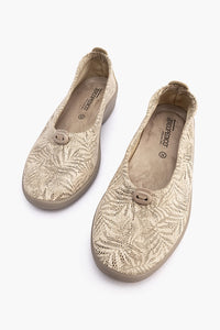 ARCOPEDICO Cabrera Palm Sahara Taupe Ladies Ballet Flat