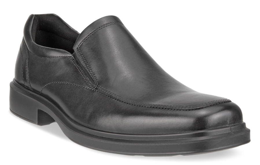 ECCO Mens Helsinki 2 Black Slip on Shoe SOUL 2 SOLE SHOES Soul 2 Sole Shoes