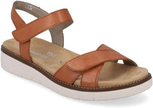 Load image into Gallery viewer, REMONTE by Rieker Eleanor Noccia Adjustable Ladies Leather Sandal (D2049)

