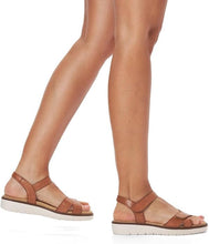 Load image into Gallery viewer, REMONTE by Rieker Eleanor Noccia Adjustable Ladies Leather Sandal (D2049)
