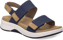 Load image into Gallery viewer, JOSEF SEIBEL Estelle 04 2 Strap Ocean Leather Sandal
