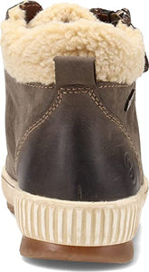 REMONTE by Rieker D0770 Womens Smoke Tex Leather Fur Boot