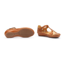 Load image into Gallery viewer, PIKOLINOS Puerto Vallarta Leather Sandal in Brandy
