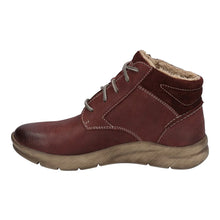 Load image into Gallery viewer, JOSEF SEIBEL Conny 52 Bordeaux Nubuck Ladies Zip/Lace up Ankle Boot

