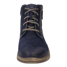 Load image into Gallery viewer, JOSEF SEIBEL Conny 52 Ocean Nubuck Ladies Zip/Lace up Ankle Boot
