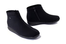 Load image into Gallery viewer, Rieker Marseille 98251 Ladies Black Tex Zip Boot
