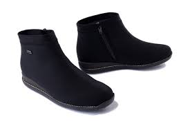 Rieker Marseille 98251 Ladies Black Tex Zip Boot