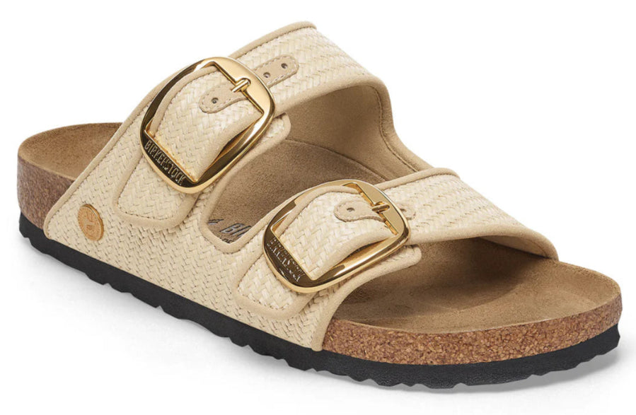 ARIZONA BIG BUCKLE RAFFIA NATURAL TEXTILE