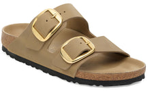 Load image into Gallery viewer, BIRKENSTOCK Arizona Big Buckle Oiled Tabacco Leather Slides
