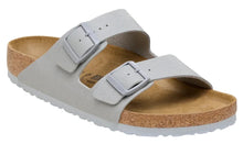 Load image into Gallery viewer, BIRKENSTOCK Arizona Saffiano Stone Coin Birko Flor Sandal
