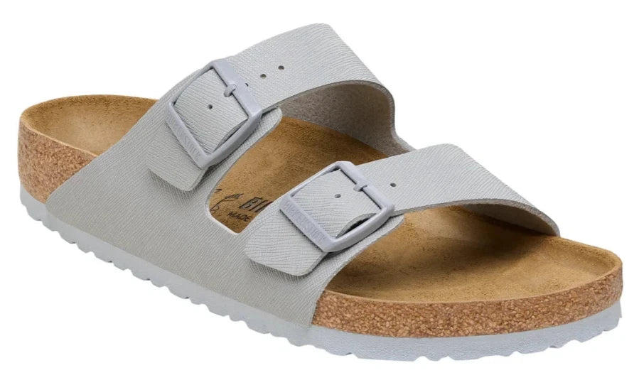 BIRKENSTOCK Arizona Saffiano Stone Coin Birko Flor Sandal