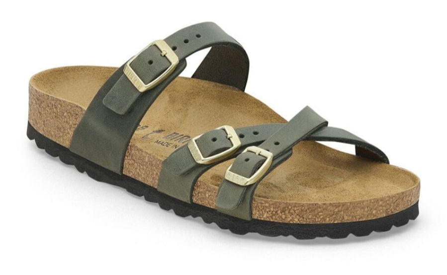 BIRKENSTOCK Franca Thyme Oiled Leather Sandal