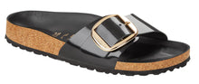 Load image into Gallery viewer, BIRKENSTOCK MADRID BIG BUCKLE HIGH SHINE BLACK LEATHER
