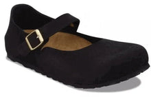 Load image into Gallery viewer, BIRKENSTOCK MANTOVA BLACK SUEDE LEATHER SHOE
