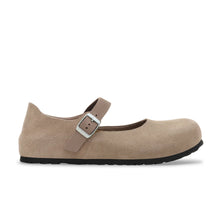 Load image into Gallery viewer, BIRKENSTOCK MANTOVA TAUPE SUEDE LEATHER SHOE
