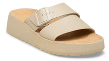 Load image into Gallery viewer, BIRKENSTOCK PAPILLIO ALMINA EXQUISITE OYSTER SMOOTH LEATHER SANDAL
