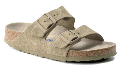 Birkenstock Arizona Faded Khaki Suede