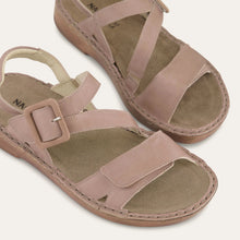 Load image into Gallery viewer, NAOT Castelo Khaki Beige Leather Ladies Sandal
